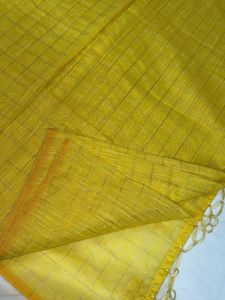 Cotton Saree With Zari Checkers