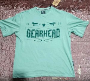 Gearhead Graphic Tee - Mint Green