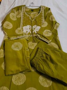 Mal cotton three piece suit