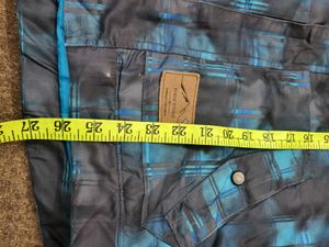 Blue Patterned Hooded Jacket