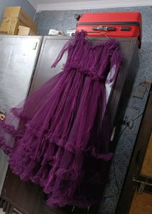 LIGHT WEIGHT HEAVY FLARED GOWN