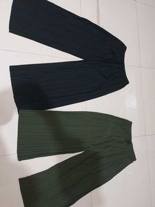 Pleated Palazzos set of 2