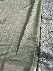 New Saree With Attached Blouse Piece
