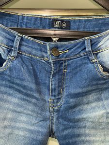 Ripped Jean With Designs For Women