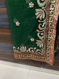 beautiful supernet saree with stylish blouse