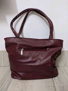 Burgundy shoulder Bag