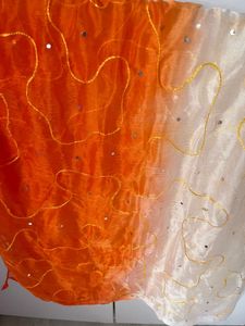 new Orange Ombre Dupatta