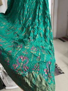 Green ethnic Kurta / dress with tassels