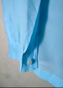 SKY BLUE GEORGETTE KNOT TOP