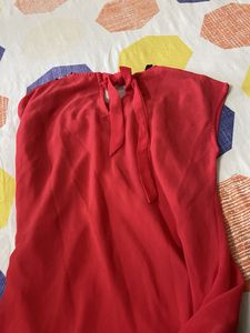 Red Beaded Top