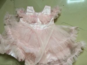 Pink Tulle Flower Girl Dress
