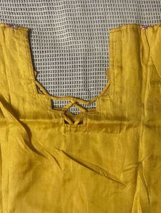 Embroidered Yellow Salwaar Suit Set
