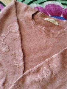 Floral Knit Sweater