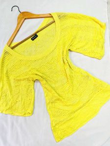 Pinterest Yellow Knit Top D