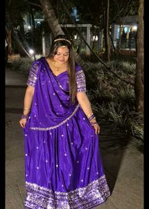 Elegant Purple Lehenga Choli Set