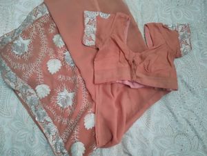 2 Sari With Blouse