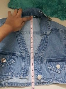 New Nuon Westside Denim Crop Jacket