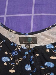 Floral Print Peplum Top