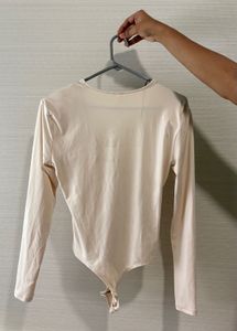 Beige H&amp;M Bodysuit