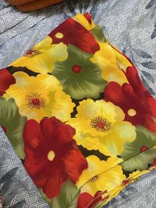 Pure georgette floral saree