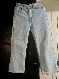 Light Wash Wide Leg Jeans