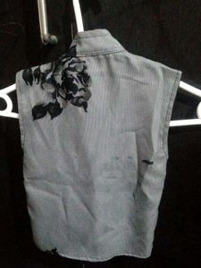 Floral Print Vest