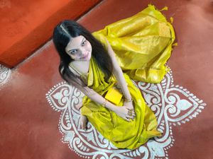 Elegant Green Saree