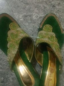 Beautiful Stone Work Heels