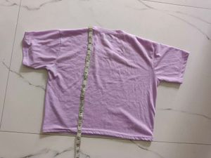 Oops Graphic T Shirt Lavender Color