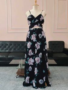 Elegant Floral Maxi Dress