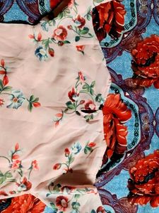 Pink Top With Floral Print