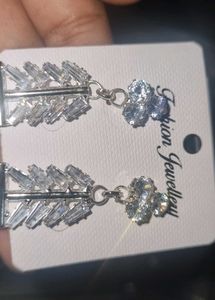 New Stylish Silver Flowy Jhumka