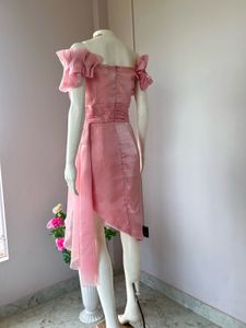 Soft Organza Pink Premium Dress