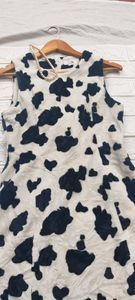 moo printed fur dress 🔥🔥