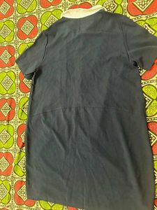 Navy Blue Shirt Dress