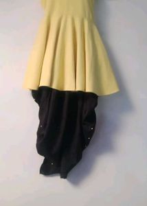 Yellow Fit &amp; Flare Dress