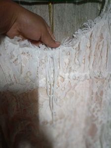 Elegant White Lace Dress