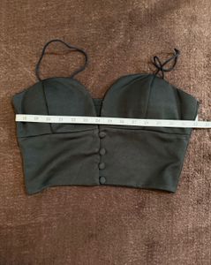 Black crop Top