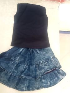 Girl&#39;s Top Frock Set(New) 3-4 Year