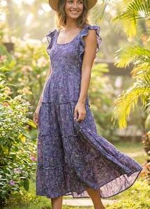 Floral Tiered Maxi Dress