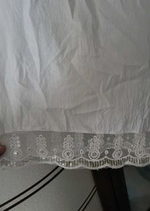 Mul Chikankari Kurti N Plazo