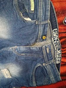 Distressed Patchwork Jeans Best Offer