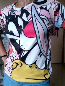 Cartoon Printed Top ❤️✨