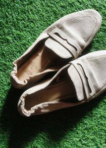 h&amp;m Dusty Rose Loafers