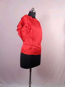 OneSided Boxy Flare Top