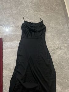Elegant Black Slip Dress