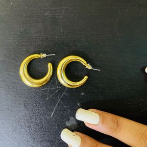 Gold Hoop Earrings