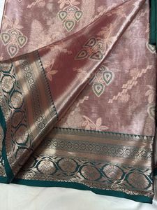 Teal Banarasi Zari Work Suit