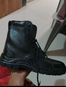 Leather Army Ankle Boots