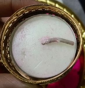 Puja Candle Decoration Plate